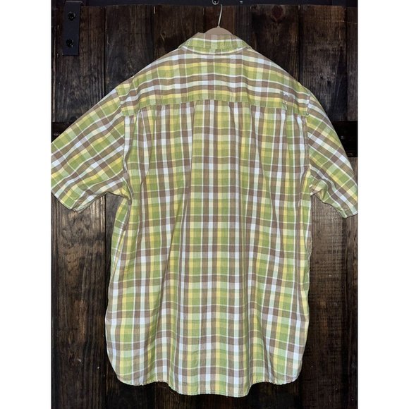 Quicksilver Men's Plaid Button Down SS Shirt Size XL - Picture 6 of 9